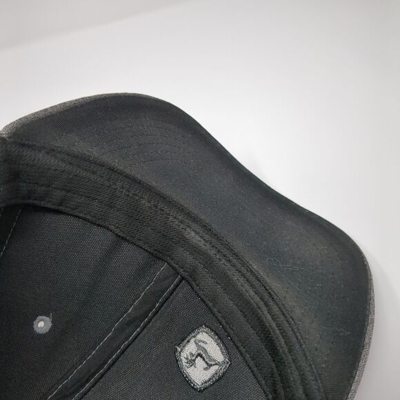 John Deere Reman 2018 Slideback Hat Gray One Size Adjustable 6 Panel - Picture 7 of 8